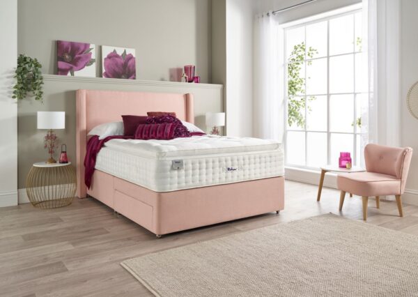 Relyon Henley Natural Luxury Pillowtop 3000 3' Divan Bed