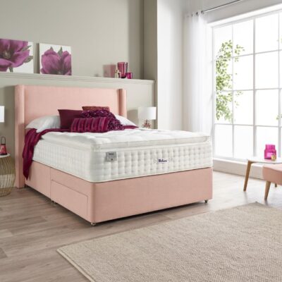 Relyon Henley Natural Luxury Pillowtop 3000 4' Divan Bed