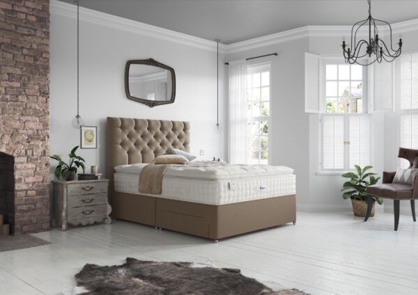 Relyon Luxury Silk 2850 4'6 Divan Bed