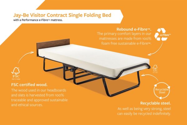 JayBe Automatic Contract Visitors Folding Bed